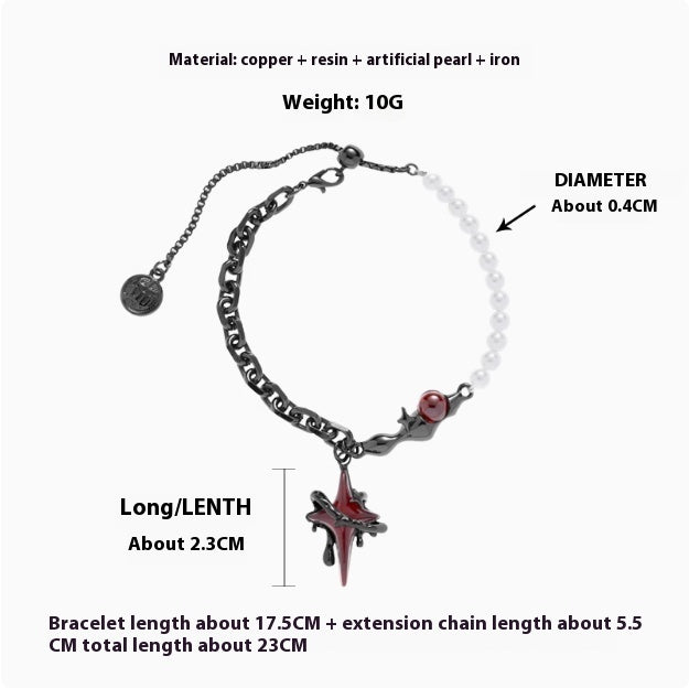 Unique Dark Style Luxury Niche Bracelet — High-End Personality Jewelry