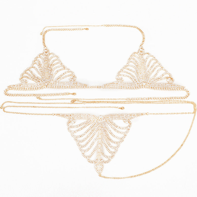 Fashion Bra Thong Body Chain For Women