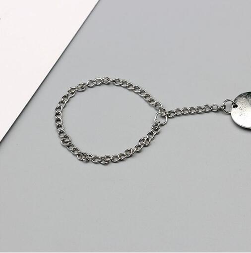 Boho Barefoot Flower Anklet – Hollow Teardrop Sandal Chain in Antique Silver