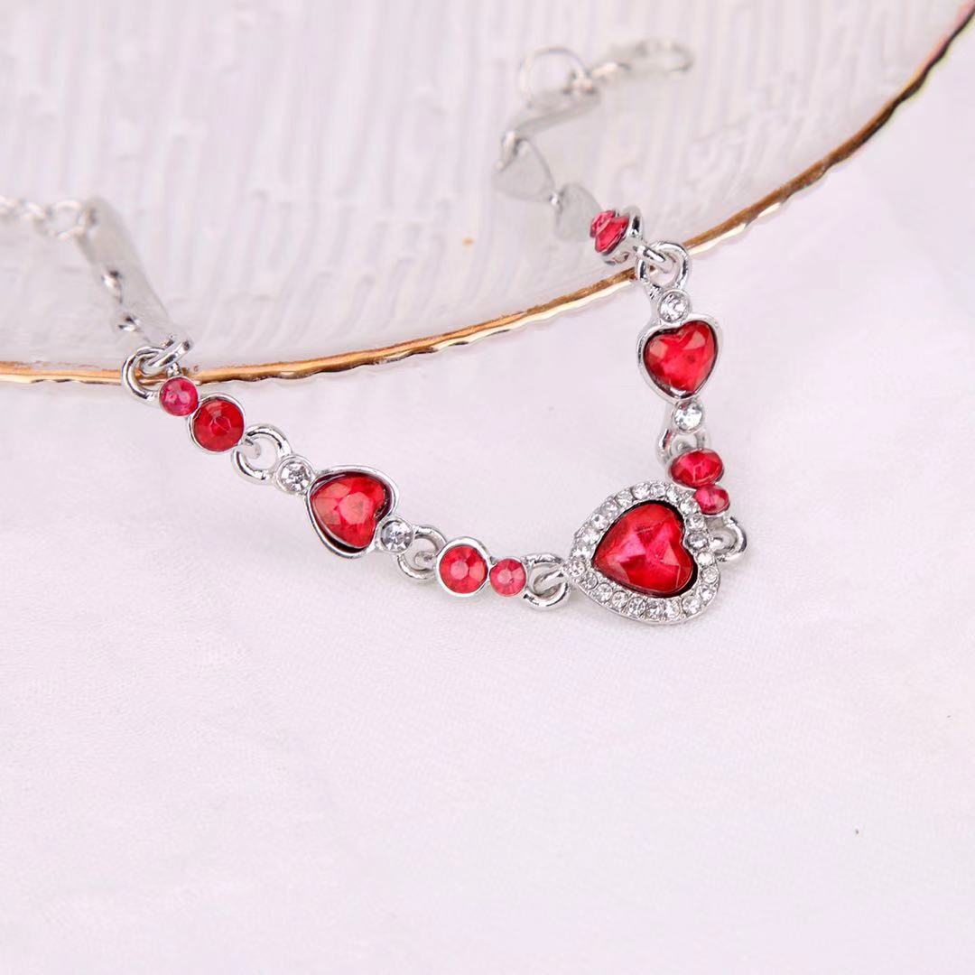 Ocean Heart Crystal & Diamond Constellation Bracelet