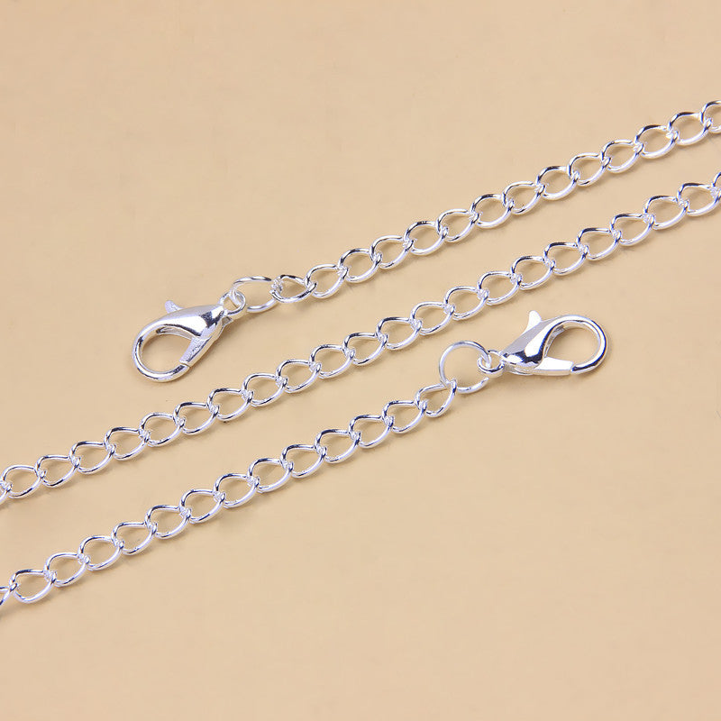 Heart-Shaped Rhinestone Anklet – Sparkling Love Design