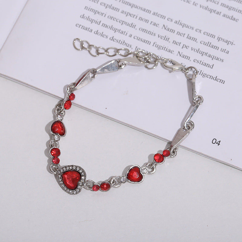 Ocean Heart Crystal & Diamond Constellation Bracelet