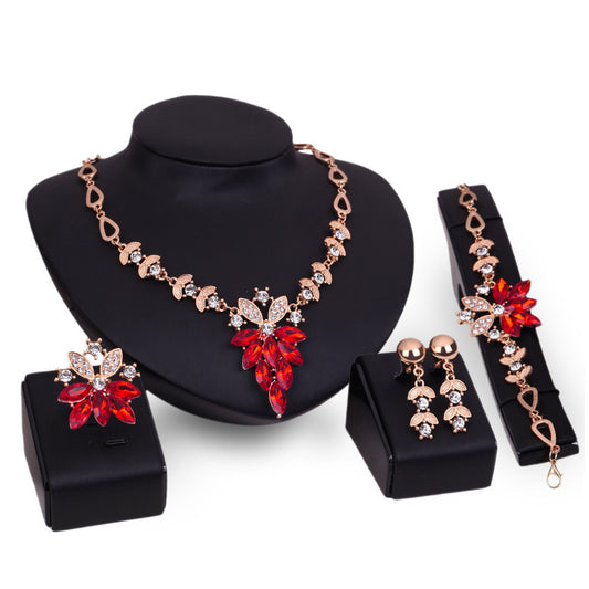 Four Item Complete Jewelry Set