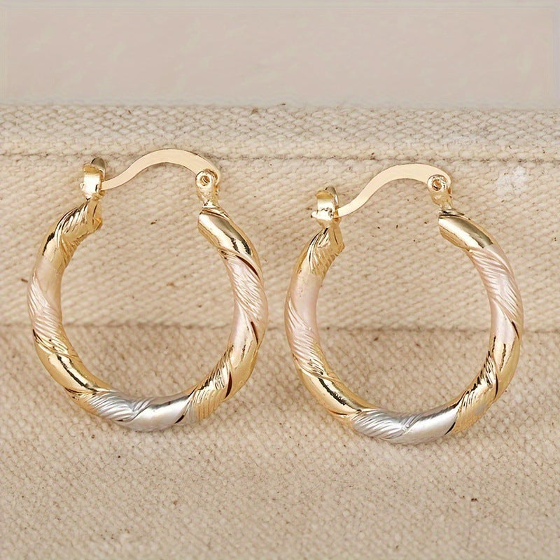 Stylish Colorful Round Earrings