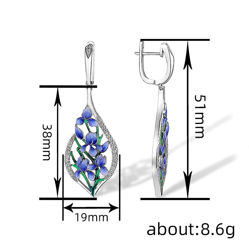 Artistic Flower Earrings for Women — Fashion Jewelry