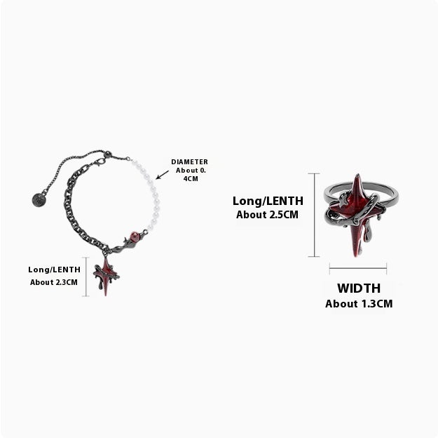 Unique Dark Style Luxury Niche Bracelet — High-End Personality Jewelry
