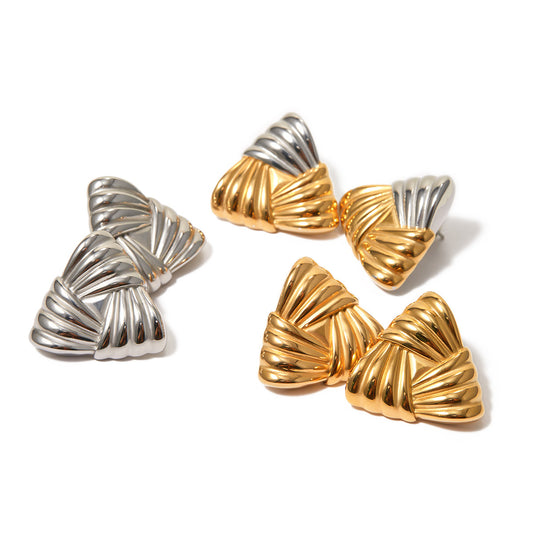Brigitte Dual Tone Earrings
