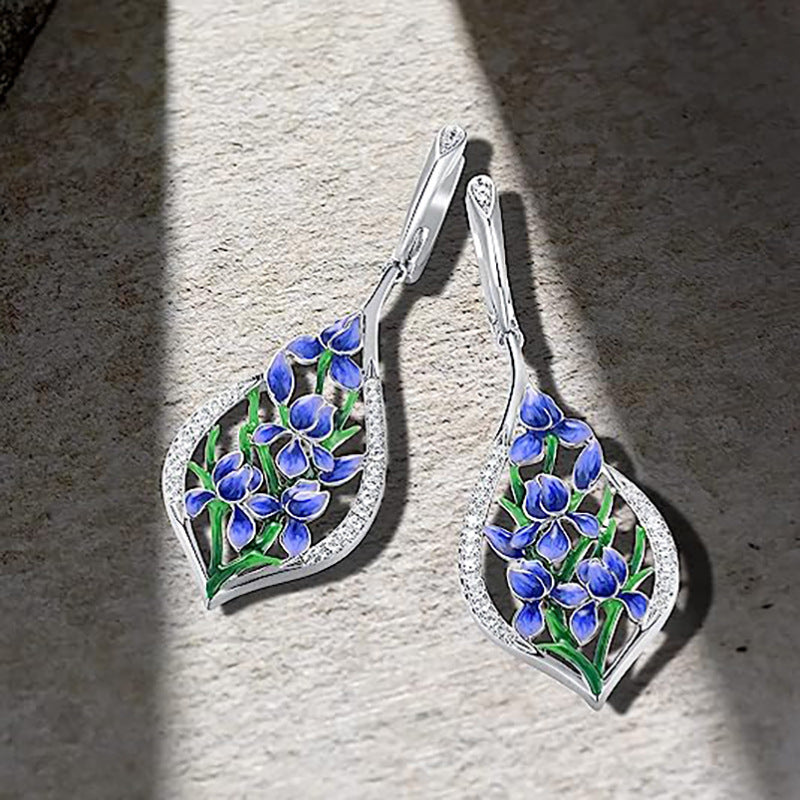 Artistic Flower Earrings for Women — Fashion Jewelry