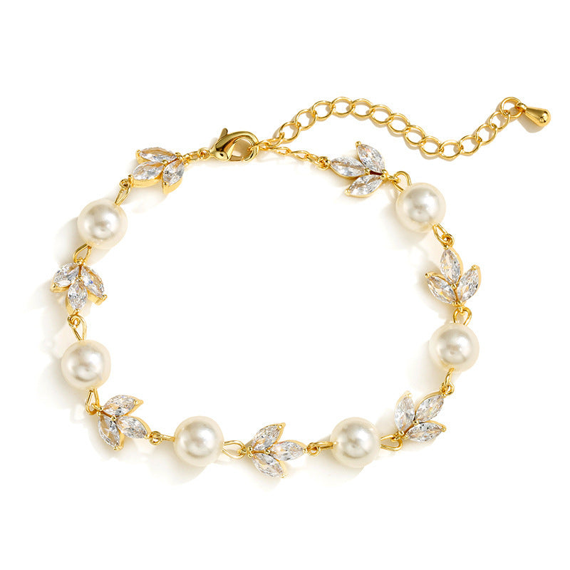 Personalized Simple Micro-Inlaid Zircon Bracelet