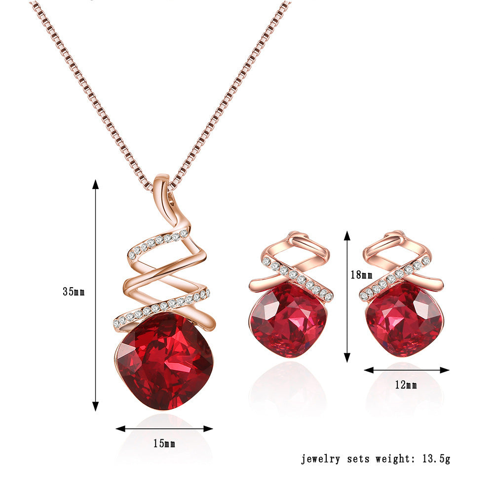 Bridal Necklace & Earring Set – Elegant Fashion Jewelry for Weddings