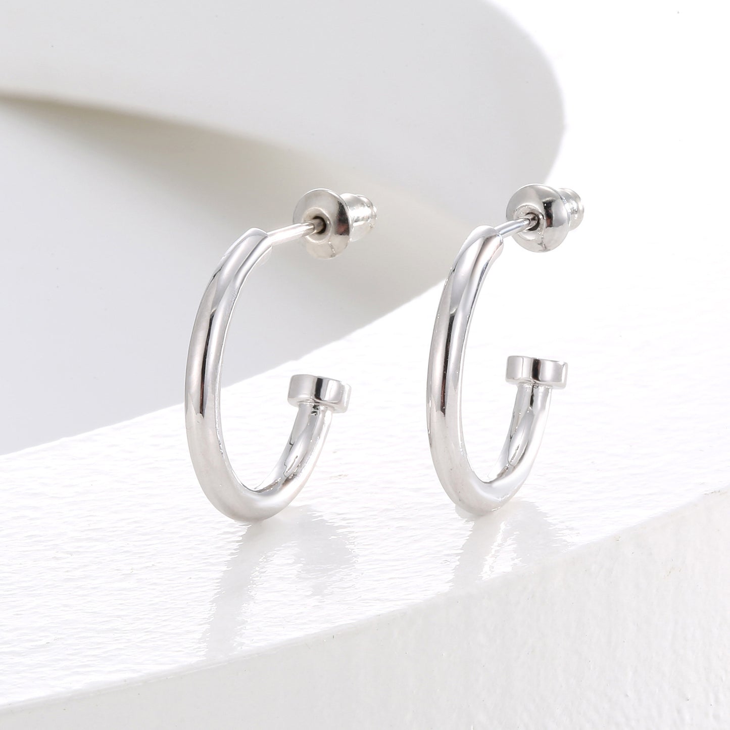 Golden Wheat Hoop Earrings – Unique Design Niche Fashion Jewelry