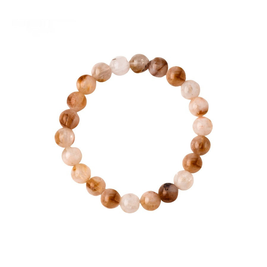 Natural Citrine Beaded Bracelet for Women