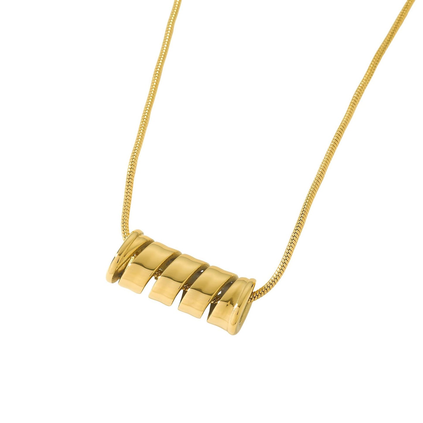 Personalized Minority-Inspired Stainless Steel Necklace – Unique Statement Jewelry