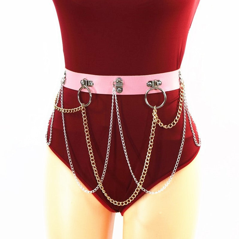 Romantic Lovers Waist Chain – Adjustable Belt Body Jewelry for Women