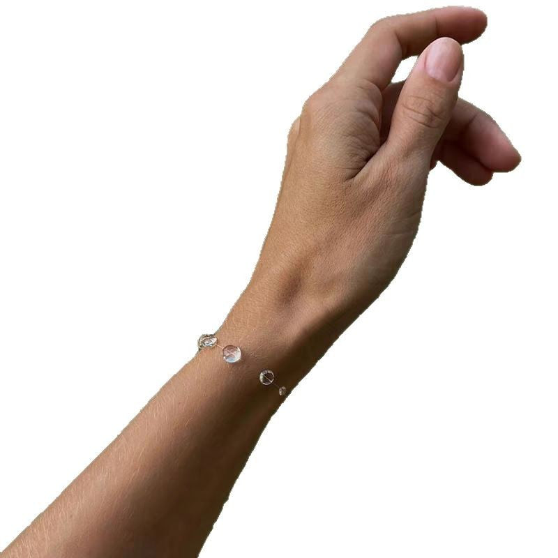 Minimalist Transparent Crystal Jewelry – Cool & Elegant Style