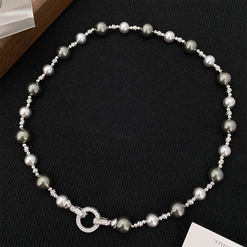 Pearl Sweater Chain Women's Long Necklace