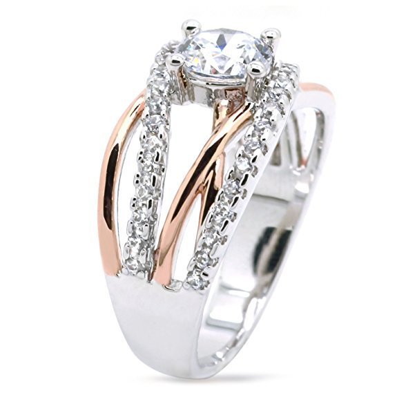 Simple 14K Gold Cross Zircon Ring for Women – Elegant & Minimalist