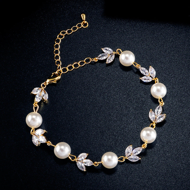 Personalized Simple Micro-Inlaid Zircon Bracelet
