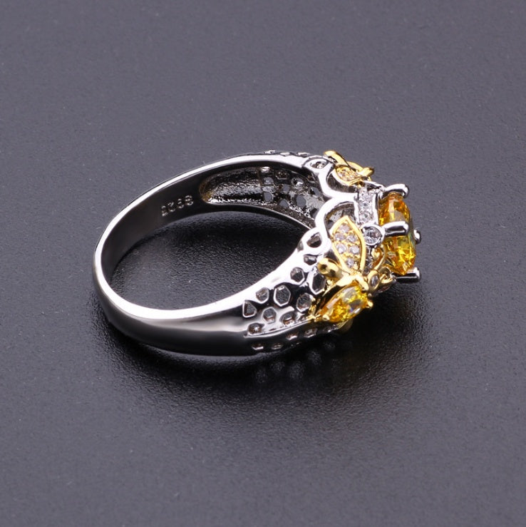 Classic Zircon Gemstone Ring for Women – Timeless Elegance