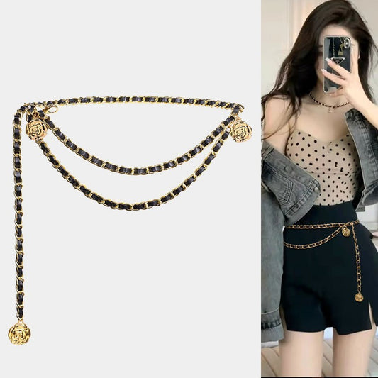 Suit Skirt Chain Metal Belt