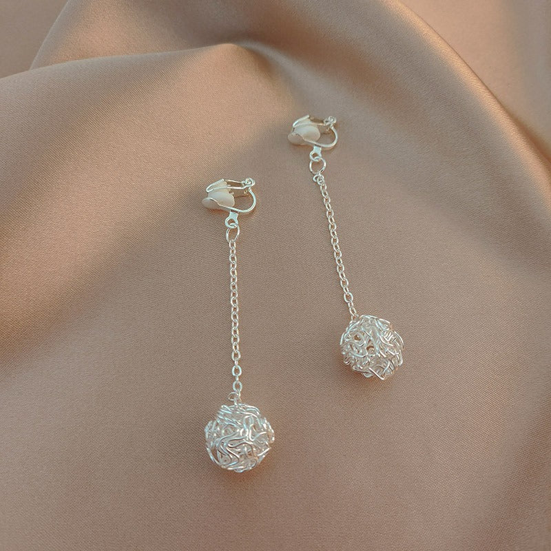 High-Grade Pearl Ear Clip – Elegant Non-Pierced Earrings for Women