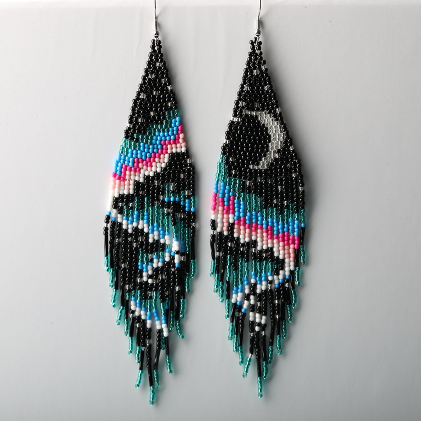 Bohemian Style Long Tassel Beads Earrings