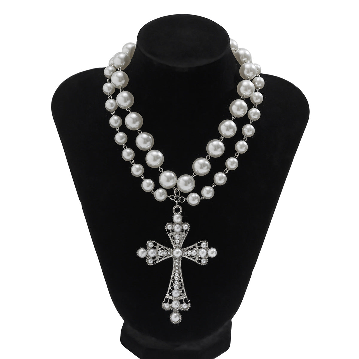 Multi-layer Pearl Popular Temperament Twin Necklace