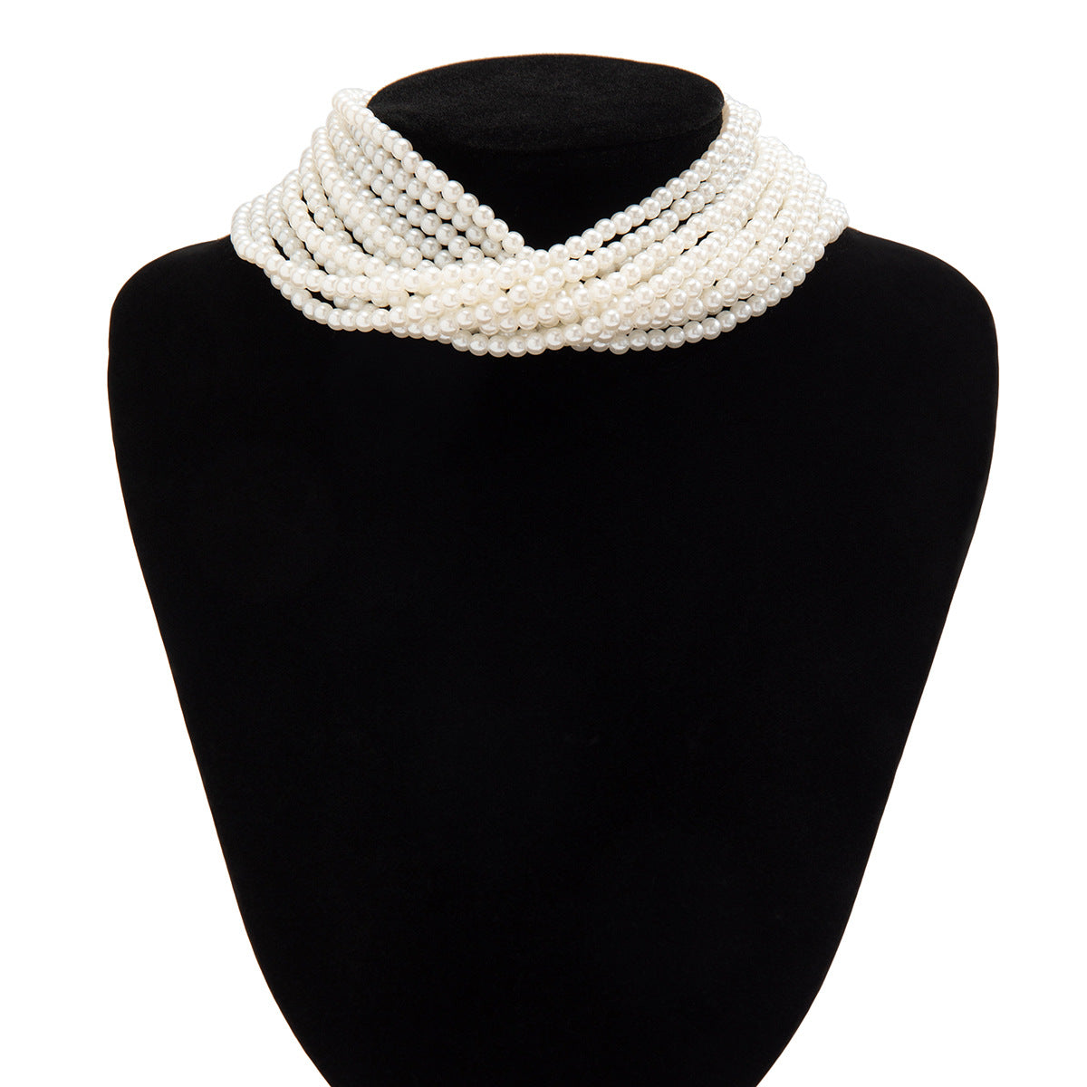 Multi-layer Pearl Popular Temperament Twin Necklace