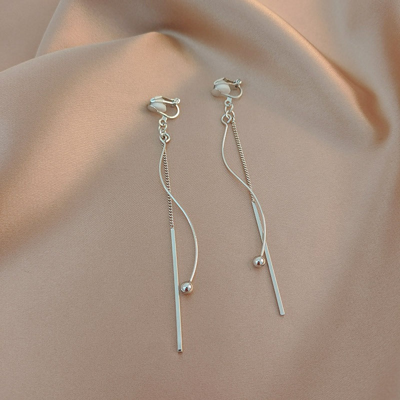High-Grade Pearl Ear Clip – Elegant Non-Pierced Earrings for Women