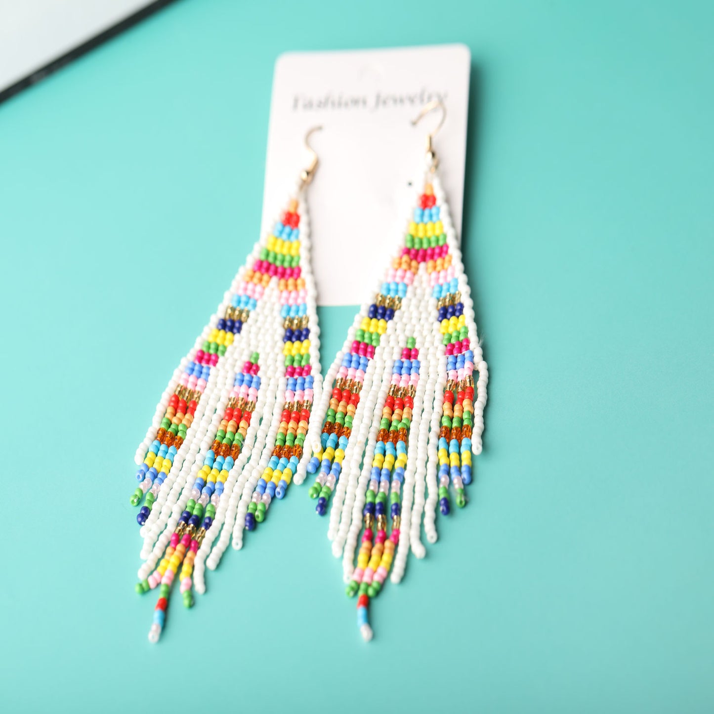 Bohemian Style Long Tassel Beads Earrings
