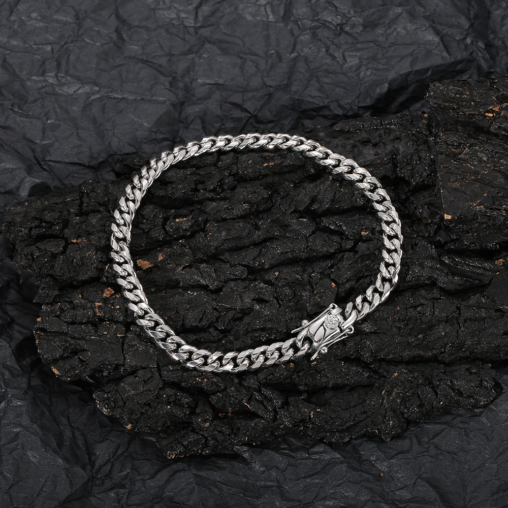 Stainless Steel Anklet for Women – Multiple Sizes and Widths in Steel or Gold