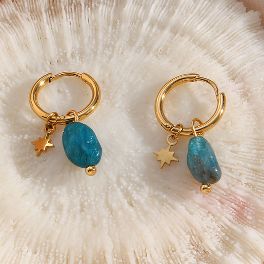 European & American Style Amazonite Earrings – Women's Fashion Jewelry