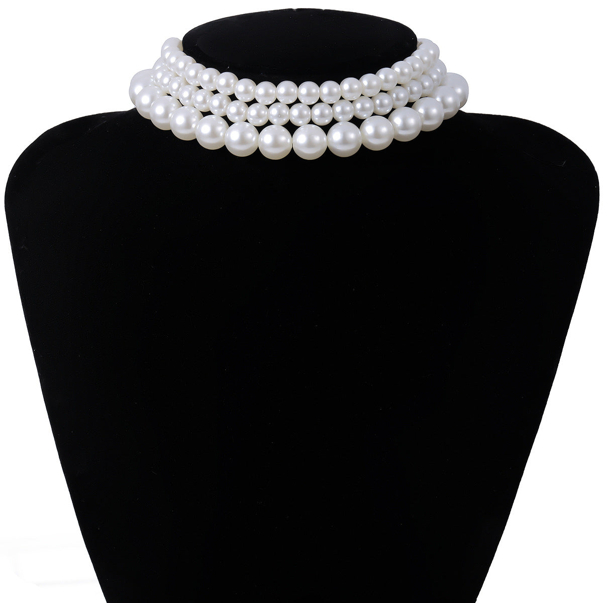 Multi-layer Pearl Popular Temperament Twin Necklace