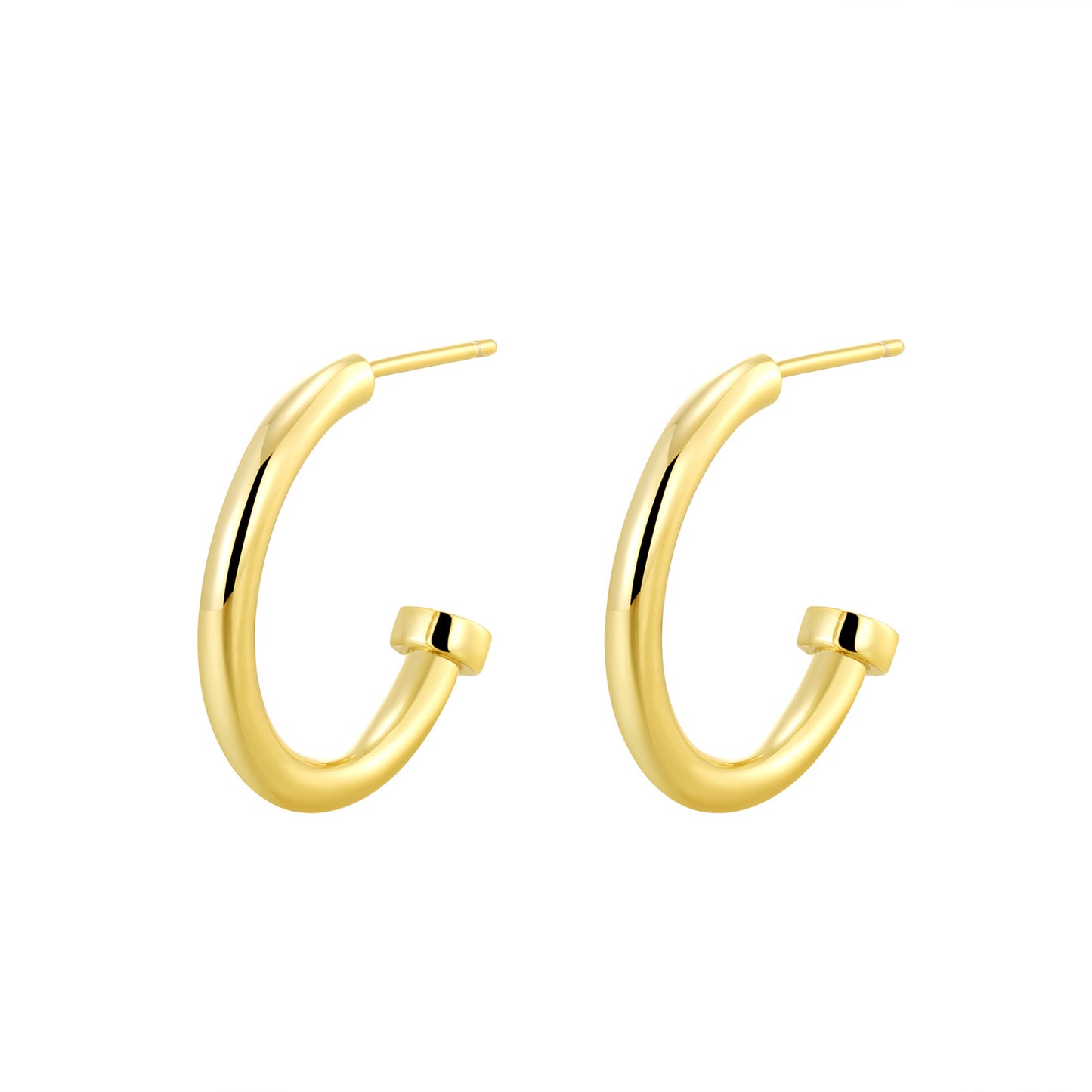 Golden Wheat Hoop Earrings – Unique Design Niche Fashion Jewelry