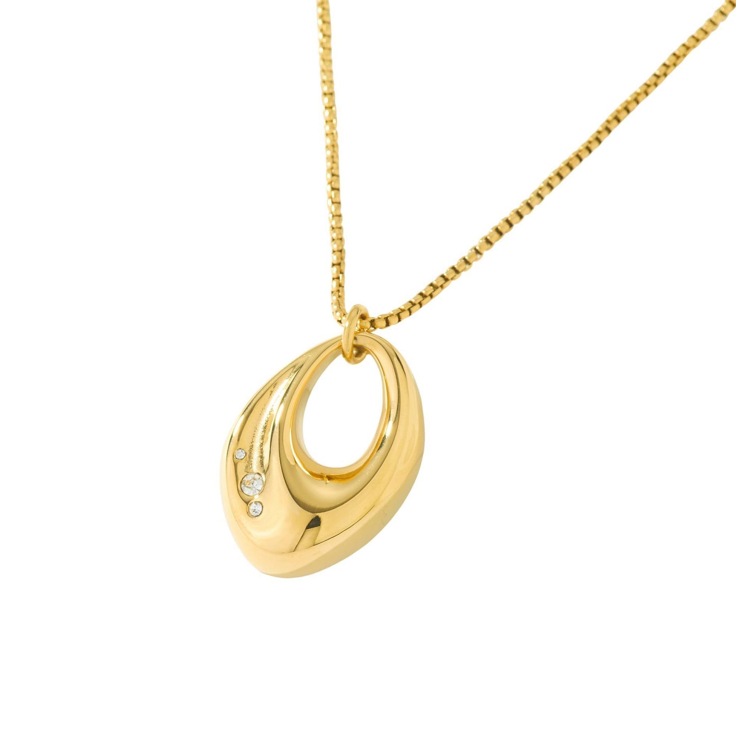 Personalized Minority-Inspired Stainless Steel Necklace – Unique Statement Jewelry