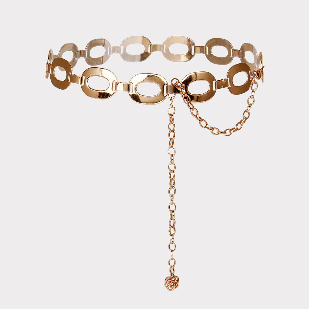 Summer Metal Waist Chain – Minimalist Jewelry for Beach & Casual Wear