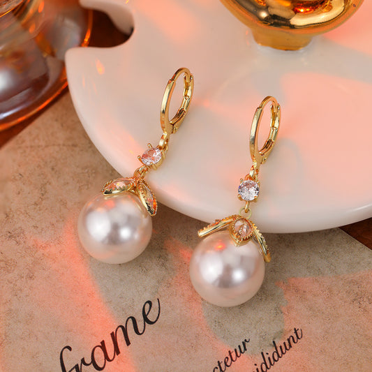 Jequirity Bean Ear Clip — Wild Design Statement Earrings