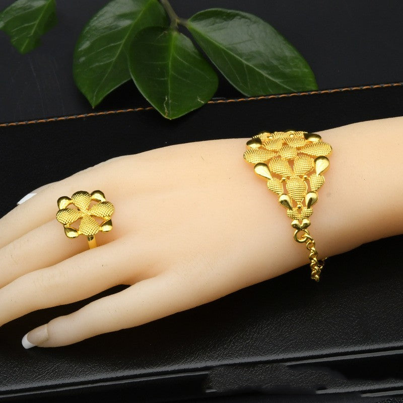 Nigeria Dubai 24K Gold Plated Jewelry Set