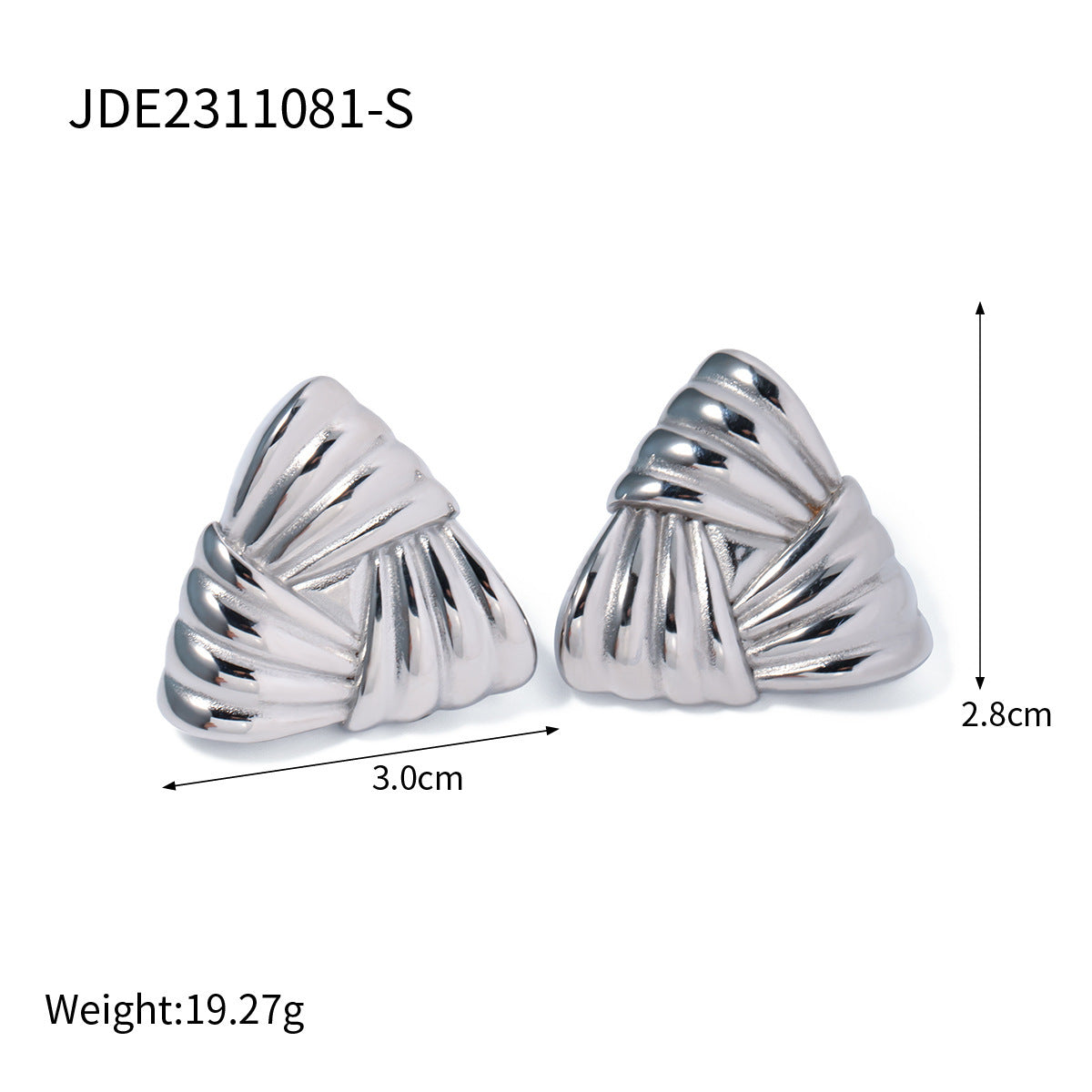 Brigitte Dual Tone Earrings