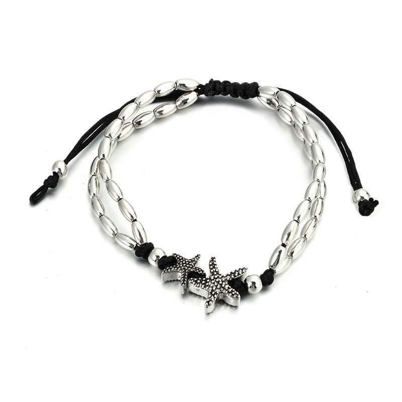 Vintage Silver Electroplated Anklet for Women