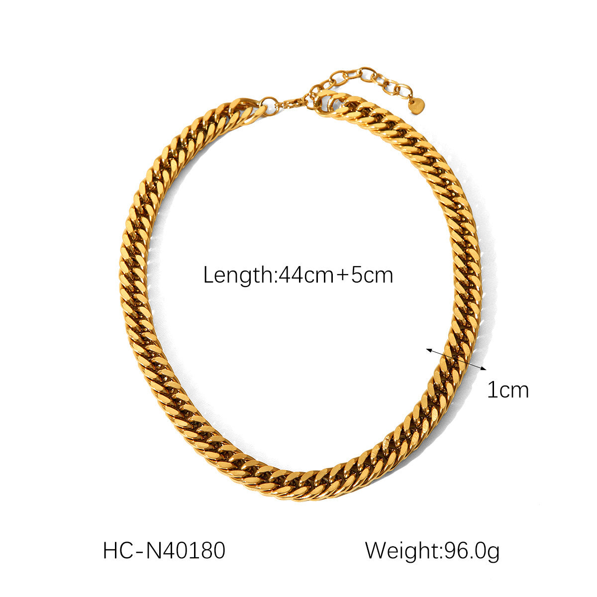 Fashion 18K Gold Plated Handmade Ball Bead Chain