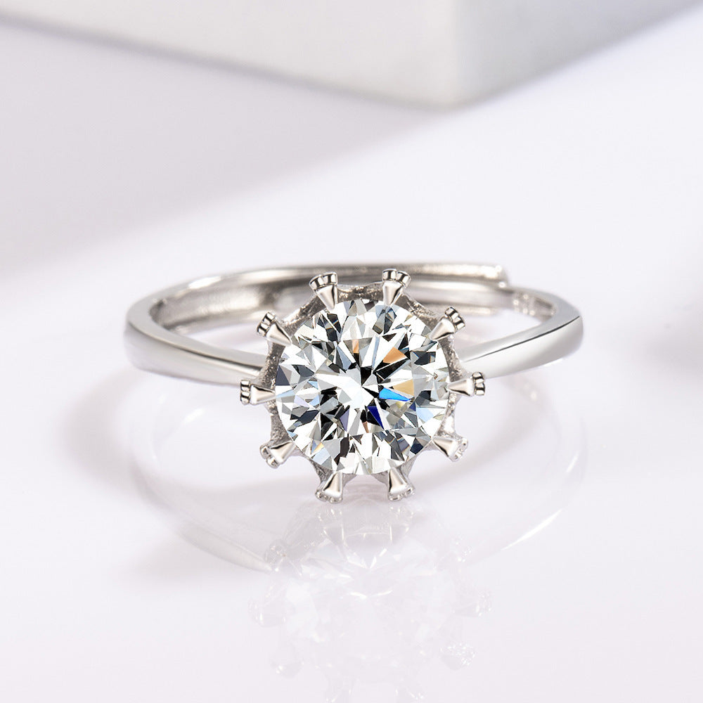 European & American Fashion Crown Ring