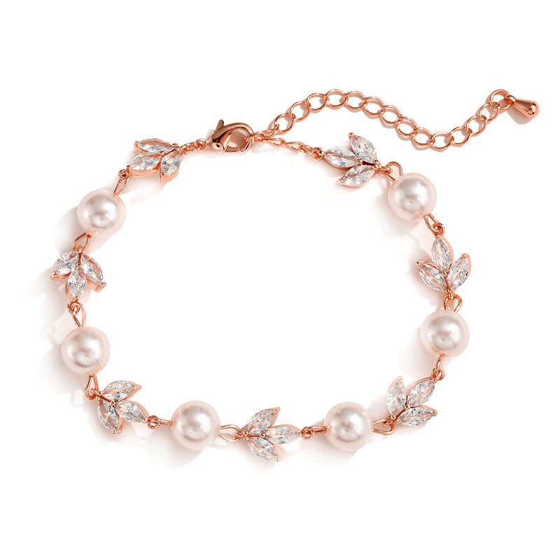 Personalized Simple Micro-Inlaid Zircon Bracelet