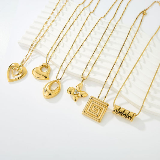 Personalized Minority-Inspired Stainless Steel Necklace – Unique Statement Jewelry