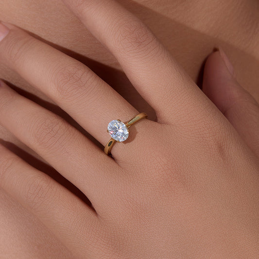 Women's Classic European American Wedding Ring