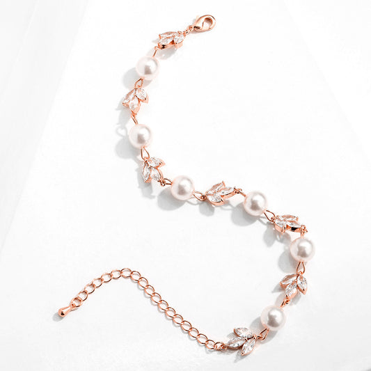 Personalized Simple Micro-Inlaid Zircon Bracelet