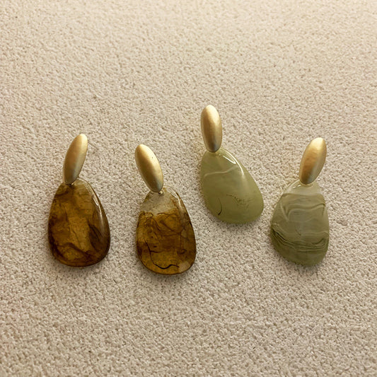 Resin Acrylic Earrings for Women – Lightweight Fashion Jewelry