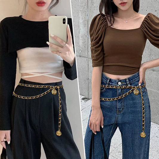 Suit Skirt Chain Metal Belt