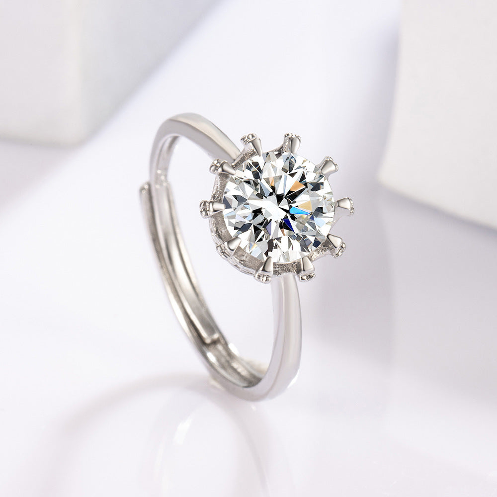 European & American Fashion Crown Ring
