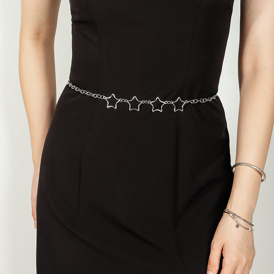 Women's Fashion Metal Star Waist Chain Jewelry
